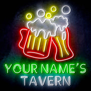 Custom Ultra-Bright Home Bar Beer Pub Tavern LED Sign with Remote (Neon-Style, LED Technology) - LED Gift Works