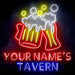 Custom Ultra-Bright Home Bar Beer Pub Tavern LED Sign with Remote (Neon-Style, LED Technology) - Way Up Gifts