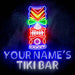 Personalized Ultra-Bright Tiki Bar LED Sign with Remote (Neon-Style, LED Technology) - Way Up Gifts