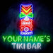 Personalized Ultra-Bright Tiki Bar LED Sign with Remote (Neon-Style, LED Technology) - Way Up Gifts