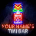 Personalized Ultra-Bright Tiki Bar LED Sign with Remote (Neon-Style, LED Technology) - Way Up Gifts
