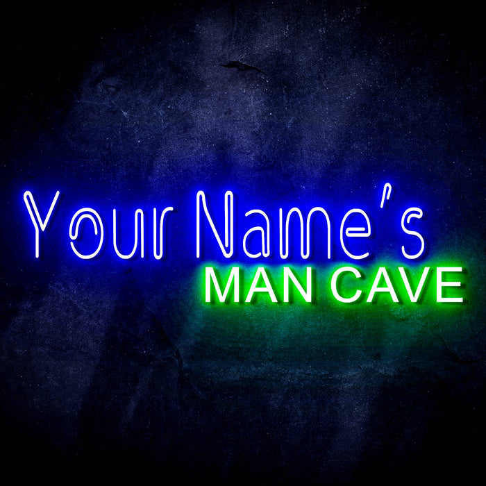 Personalized Ultra-Bright Game Room Man Cave Custom Text LED Sign with Remote (Neon-Style, LED Technology) - Way Up Gifts