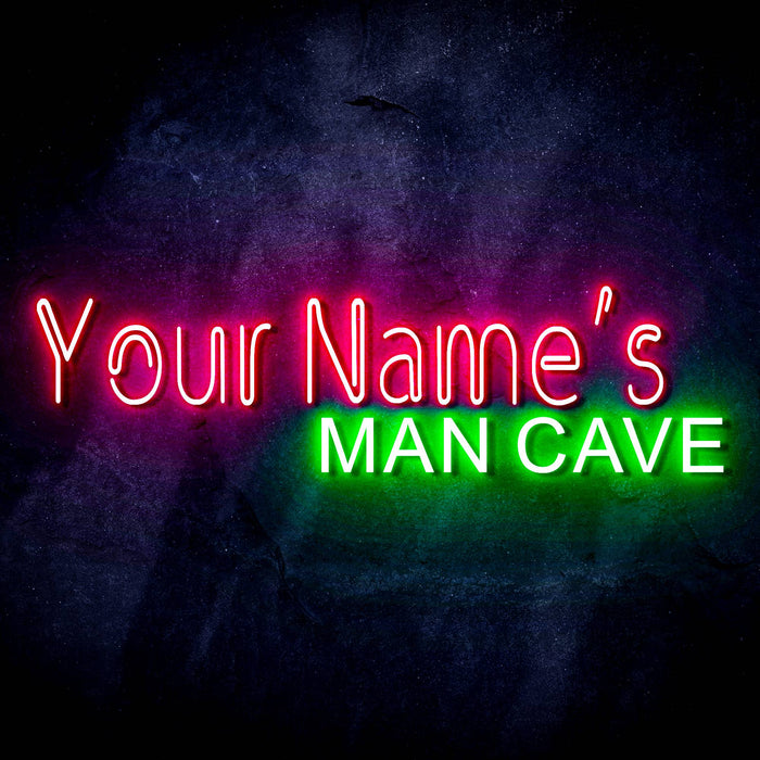 Personalized Ultra-Bright Game Room Man Cave Custom Text LED Sign with Remote (Neon-Style, LED Technology) - Way Up Gifts