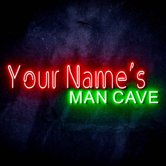Personalized Ultra-Bright Game Room Man Cave Custom Text LED Sign with Remote (Neon-Style, LED Technology) - Way Up Gifts
