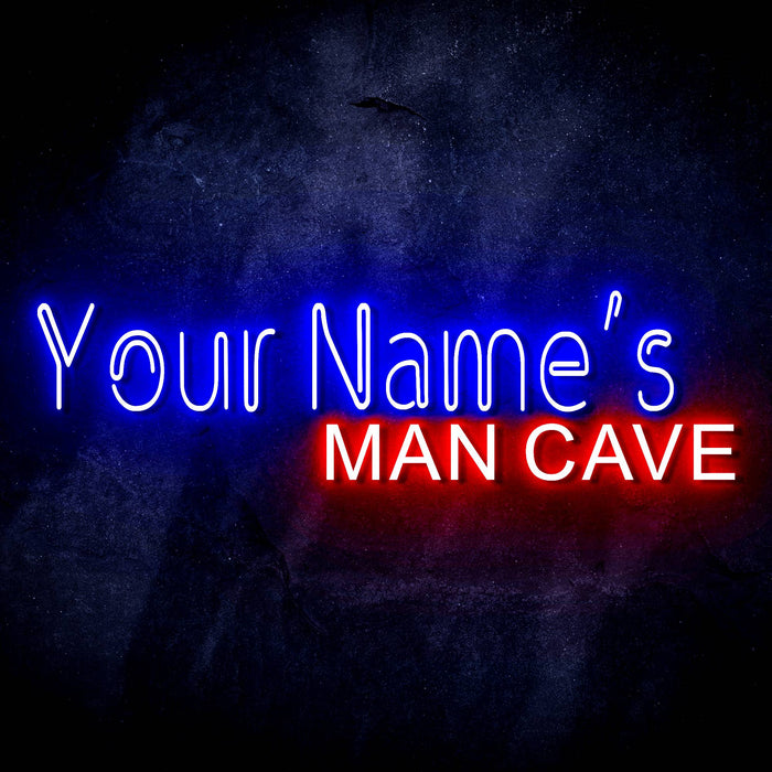 Personalized Ultra-Bright Game Room Man Cave Custom Text LED Sign with Remote (Neon-Style, LED Technology) - Way Up Gifts