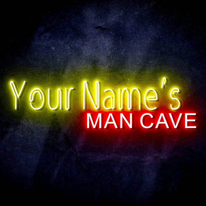 Personalized Ultra-Bright Game Room Man Cave Custom Text LED Sign with Remote (Neon-Style, LED Technology) - Way Up Gifts