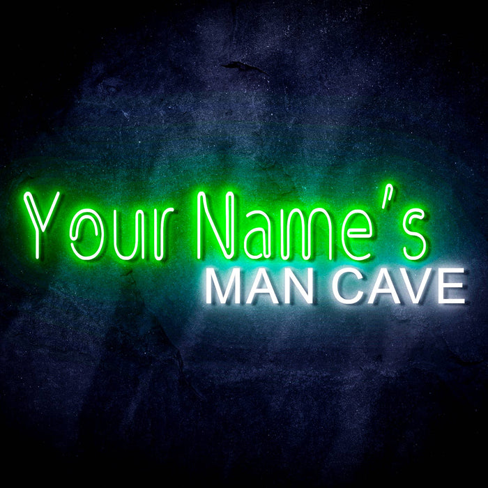 Personalized Ultra-Bright Game Room Man Cave Custom Text LED Sign with Remote (Neon-Style, LED Technology) - Way Up Gifts