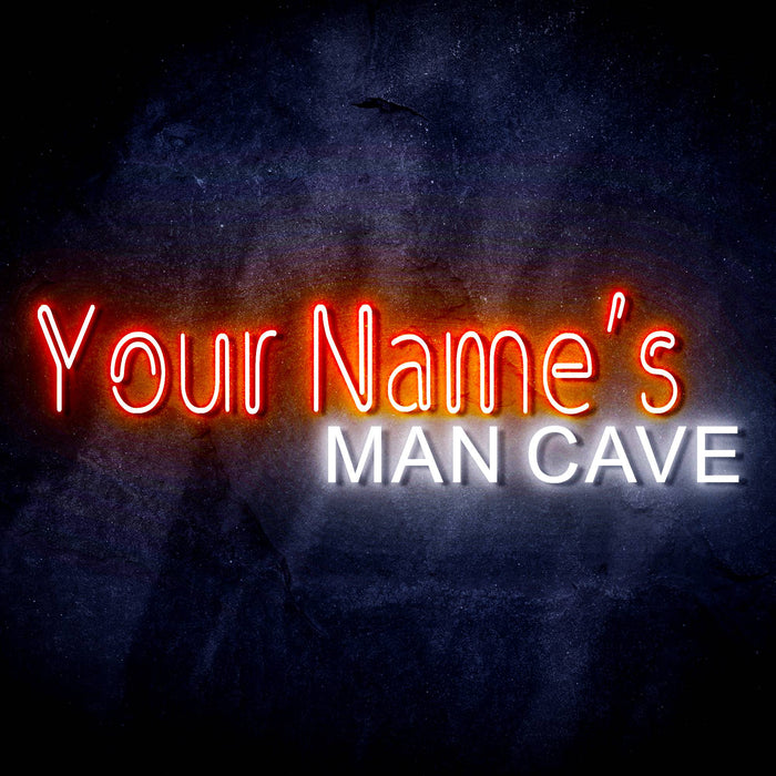 Personalized Ultra-Bright Game Room Man Cave Custom Text LED Sign with Remote (Neon-Style, LED Technology) - Way Up Gifts