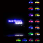 Personalized Ultra-Bright Home Bar Custom Text LED Sign with Remote (Neon-Style, LED Technology) - LED Gift Works