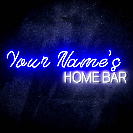 Personalized Ultra-Bright Home Bar Custom Text LED Sign with Remote (Neon-Style, LED Technology) - Way Up Gifts