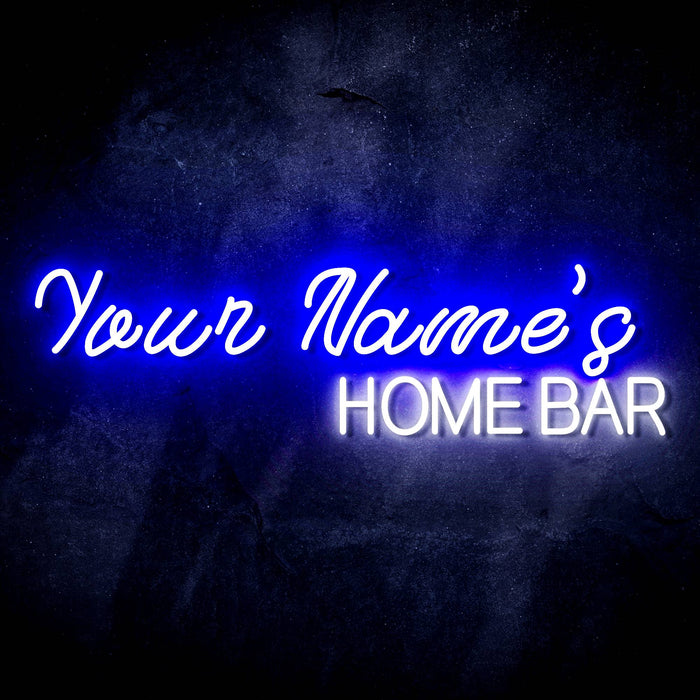Personalized Ultra-Bright Home Bar Custom Text LED Sign with Remote (Neon-Style, LED Technology) - Way Up Gifts