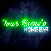 Personalized Ultra-Bright Home Bar Custom Text LED Sign with Remote (Neon-Style, LED Technology) - LED Gift Works