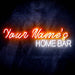 Personalized Ultra-Bright Home Bar Custom Text LED Sign with Remote (Neon-Style, LED Technology) - Way Up Gifts