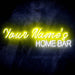 Personalized Ultra-Bright Home Bar Custom Text LED Sign with Remote (Neon-Style, LED Technology) - Way Up Gifts
