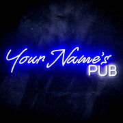 Personalized Ultra-Bright Bar Pub Custom Text LED Sign with Remote (Neon-Style, LED Technology) - LED Gift Works