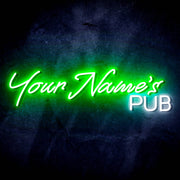 Personalized Ultra-Bright Bar Pub Custom Text LED Sign with Remote (Neon-Style, LED Technology) - LED Gift Works