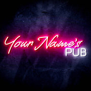 Personalized Ultra-Bright Bar Pub Custom Text LED Sign with Remote (Neon-Style, LED Technology) - LED Gift Works