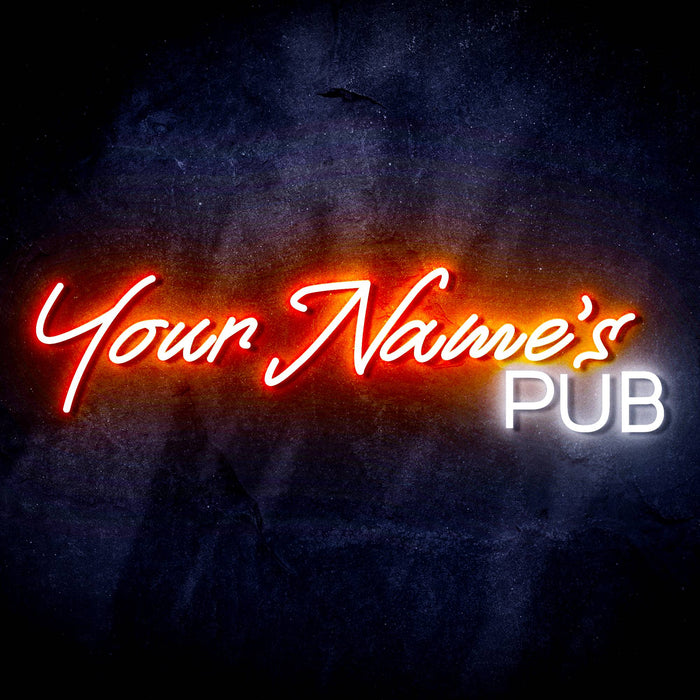 Personalized Ultra-Bright Bar Pub Custom Text LED Sign with Remote (Neon-Style, LED Technology) - Way Up Gifts