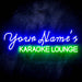 Personalized Ultra-Bright Karaoke Lounge Custom Text LED Sign with Remote (Neon-Style, LED Technology) - Way Up Gifts