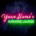 Personalized Ultra-Bright Karaoke Lounge Custom Text LED Sign with Remote (Neon-Style, LED Technology) - Way Up Gifts
