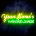 Personalized Ultra-Bright Karaoke Lounge Custom Text LED Sign with Remote (Neon-Style, LED Technology) - Way Up Gifts