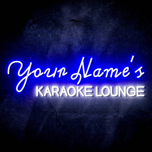 Personalized Ultra-Bright Karaoke Lounge Custom Text LED Sign with Remote (Neon-Style, LED Technology) - Way Up Gifts