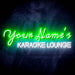 Personalized Ultra-Bright Karaoke Lounge Custom Text LED Sign with Remote (Neon-Style, LED Technology) - Way Up Gifts