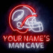Custom Ultra-Bright Helmet Football Man Cave LED Sign with Remote (Neon-Style, LED Technology) - Way Up Gifts