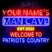 Custom Ultra-Bright Welcome Patriots Country Man Cave LED Sign with Remote (Neon-Style, LED Technology) - Way Up Gifts
