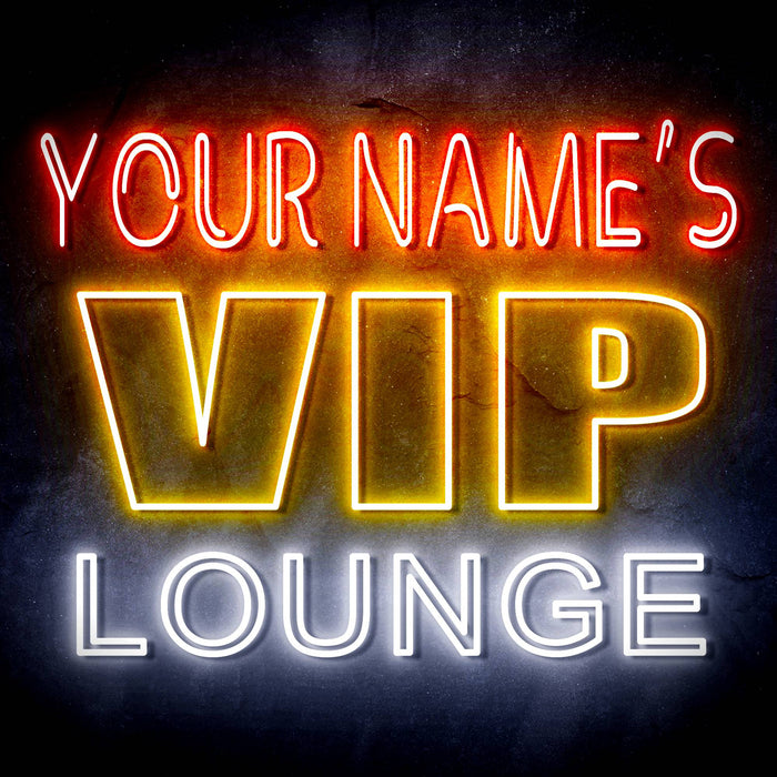 Personalized Ultra-Bright VIP Lounge LED Sign with Remote (Neon-Style, LED Technology) - Way Up Gifts