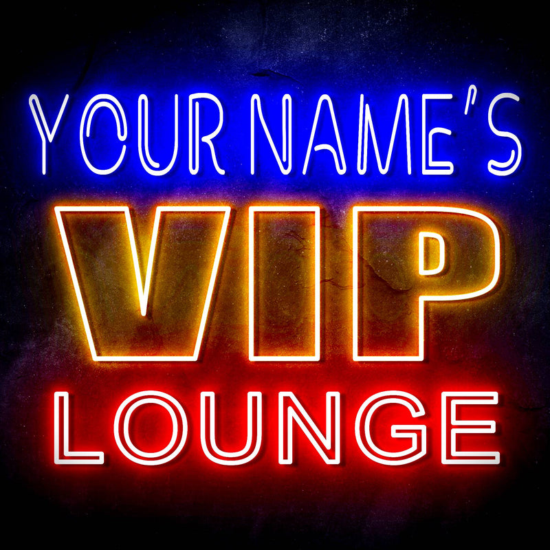 Vip Lounge Led Personalized Ultra-Bright VIP Lounge LED Sign with Remote (Neon-Style ...