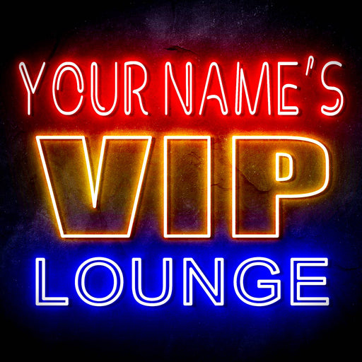 Personalized Ultra-Bright VIP Lounge LED Sign with Remote (Neon-Style, LED Technology) - Way Up Gifts