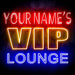 Personalized Ultra-Bright VIP Lounge LED Sign with Remote (Neon-Style, LED Technology) - Way Up Gifts