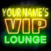 Personalized Ultra-Bright VIP Lounge LED Sign with Remote (Neon-Style, LED Technology) - Way Up Gifts