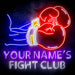 Custom Ultra-Bright Boxing Fight Club Man Cave LED Sign with Remote (Neon-Style, LED Technology) - Way Up Gifts