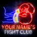 Custom Ultra-Bright Boxing Fight Club Man Cave LED Sign with Remote (Neon-Style, LED Technology) - Way Up Gifts
