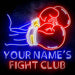 Custom Ultra-Bright Boxing Fight Club Man Cave LED Sign with Remote (Neon-Style, LED Technology) - Way Up Gifts