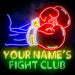 Custom Ultra-Bright Boxing Fight Club Man Cave LED Sign with Remote (Neon-Style, LED Technology) - Way Up Gifts
