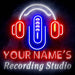 Custom Ultra-Bright Radio Music On Air Recording Studio LED Sign with Remote (Neon-Style, LED Technology) - Way Up Gifts