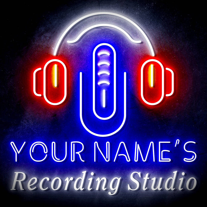 Custom Ultra-Bright Radio Music On Air Recording Studio LED Sign with Remote (Neon-Style, LED Technology) - Way Up Gifts
