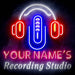 Custom Ultra-Bright Radio Music On Air Recording Studio LED Sign with Remote (Neon-Style, LED Technology) - Way Up Gifts