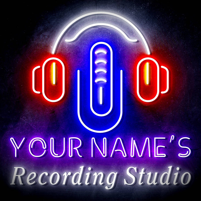 Custom Ultra-Bright Radio Music On Air Recording Studio LED Sign with Remote (Neon-Style, LED Technology) - Way Up Gifts