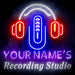 Custom Ultra-Bright Radio Music On Air Recording Studio LED Sign with Remote (Neon-Style, LED Technology) - Way Up Gifts