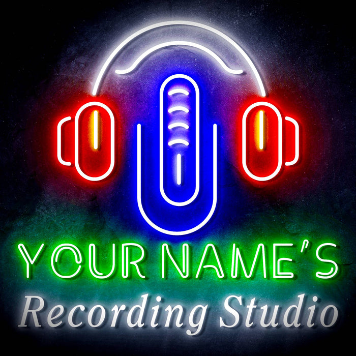 Custom Ultra-Bright Radio Music On Air Recording Studio LED Sign with Remote (Neon-Style, LED Technology) - Way Up Gifts