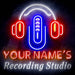 Custom Ultra-Bright Radio Music On Air Recording Studio LED Sign with Remote (Neon-Style, LED Technology) - Way Up Gifts