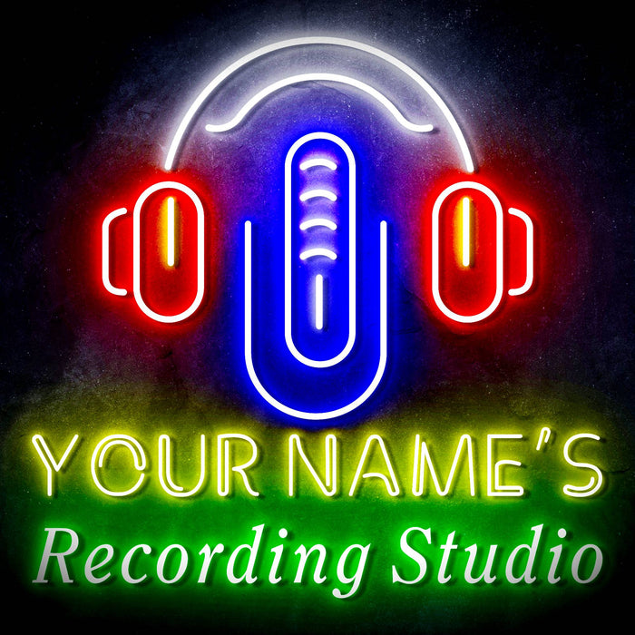 Custom Ultra-Bright Radio Music On Air Recording Studio LED Sign with Remote (Neon-Style, LED Technology) - Way Up Gifts