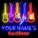 Custom Ultra-Bright Guitar Music Band Room LED Sign with Remote (Neon-Style, LED Technology) - Way Up Gifts