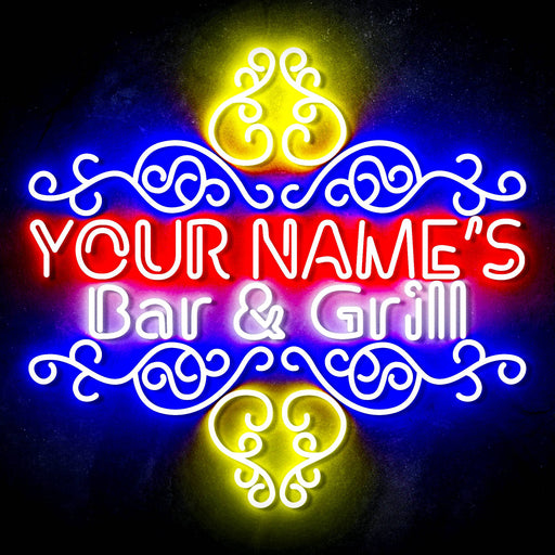 Custom Ultra-Bright Home Decor Restaurant Bar & Grill LED Sign with Remote (Neon-Style, LED Technology) - Way Up Gifts