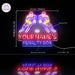 Custom Ultra-Bright Penalty Box Hockey Man Cave Bar LED Sign with Remote (Neon-Style, LED Technology) - Way Up Gifts
