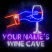Custom Ultra-Bright Lounge Room Wine Cave LED Sign with Remote (Neon-Style, LED Technology) - Way Up Gifts